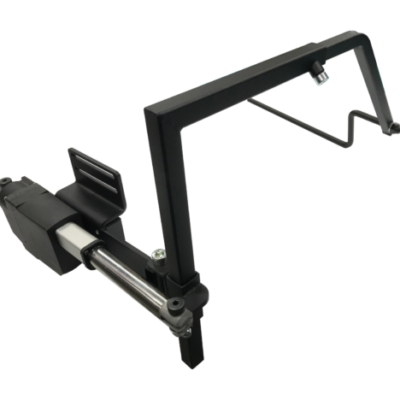 swingaway wegzwenkunit voor kinbesturing rolstoel