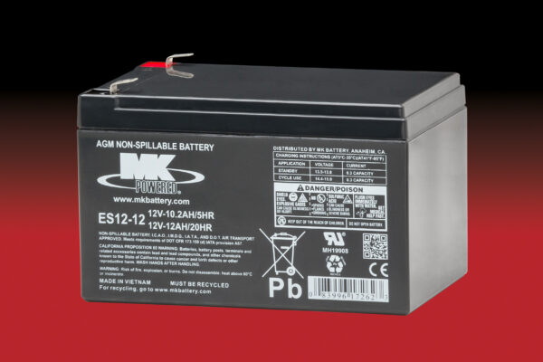 MK ES12-12 - 12V-12Ah AGM Accu