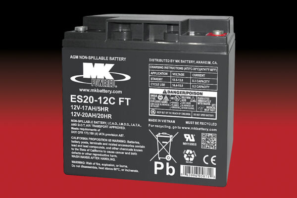 MK ES20-12 - 12V-20Ah AGM Accu