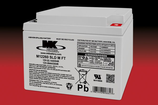 MK ES26-12 - 12V-26Ah AGM Accu