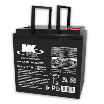 MK M62-12 SLD M  12V-62Ah AGM accu
